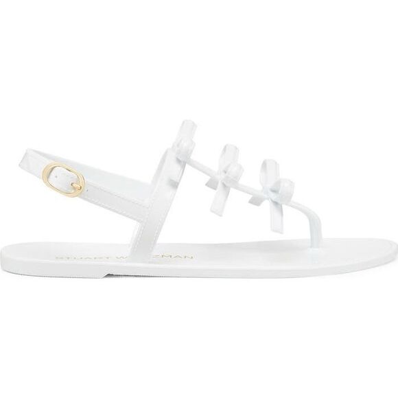 Stuart Weitzman Felicity Bow Jelly Sandals Size 8 $195 - Picture 2 of 10